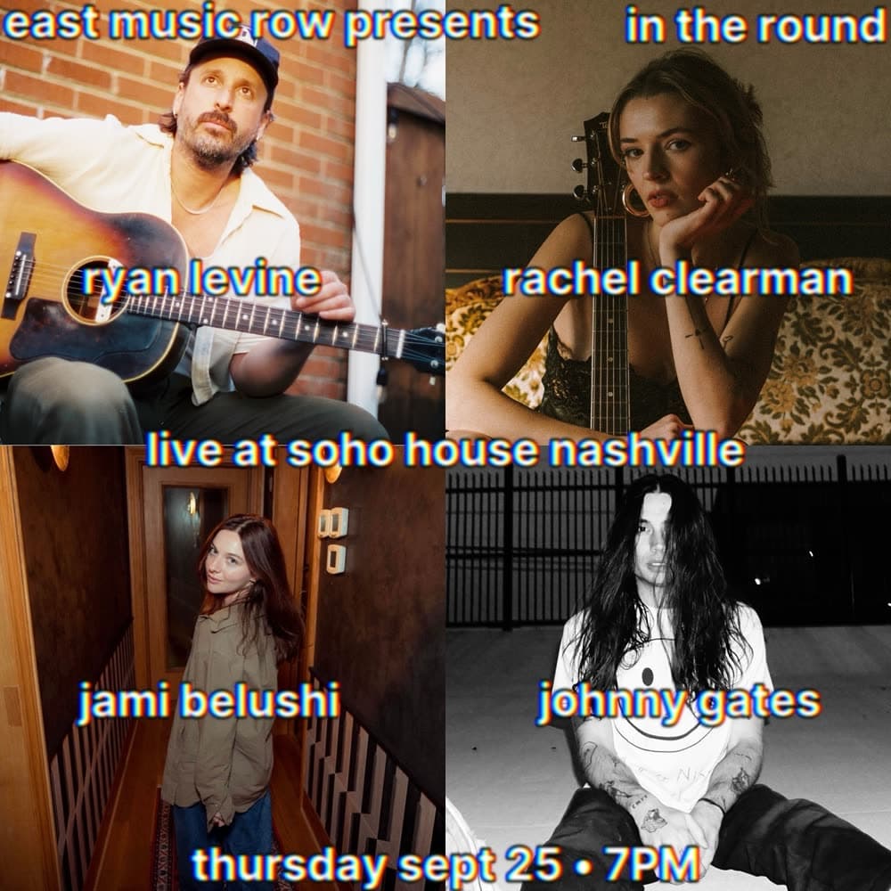 In the Round at Soho House Nashville flyer, September 25