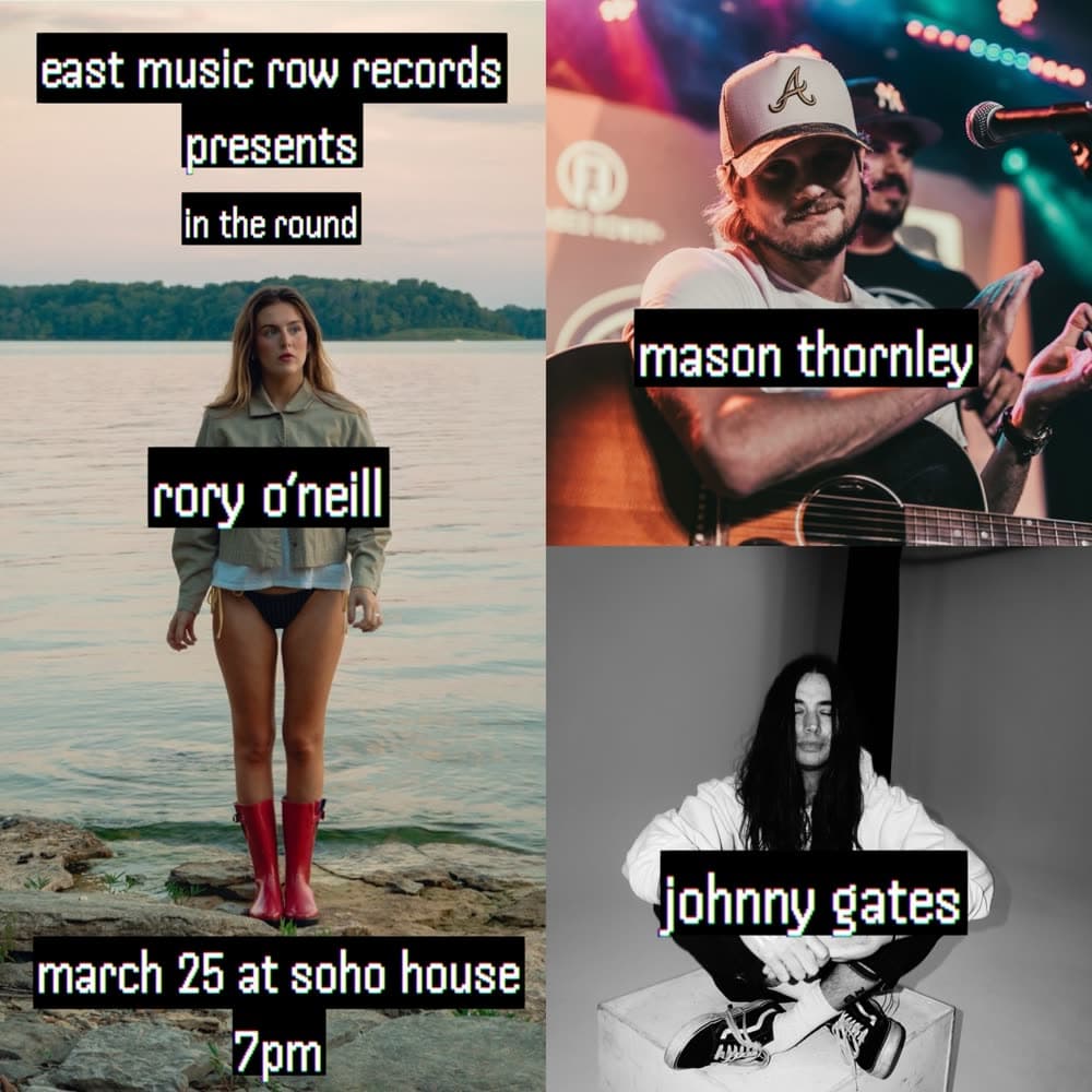 In the Round at Soho House flyer, March 25