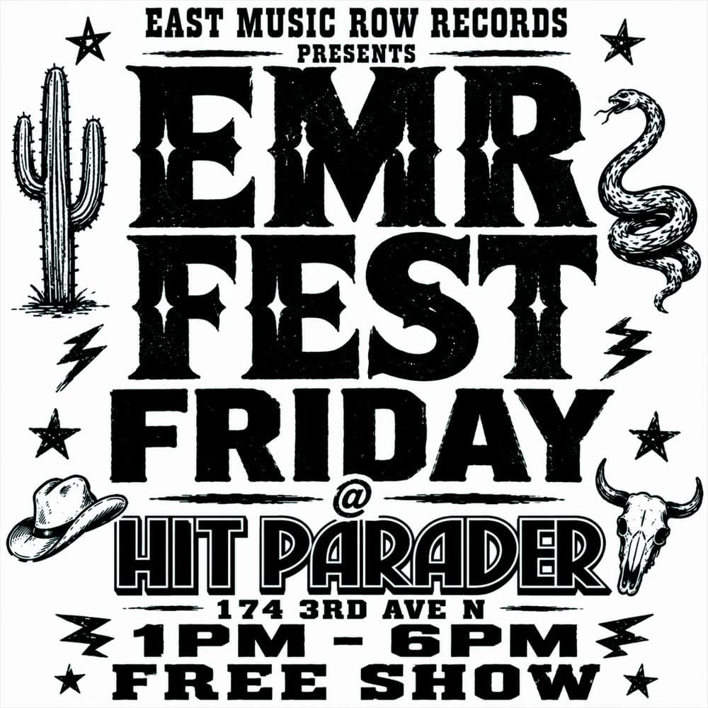 EMR Fest Friday at Hit Parader poster